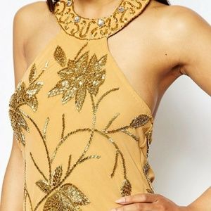 Virgos Lounge Norma All Over Embellished High Neck